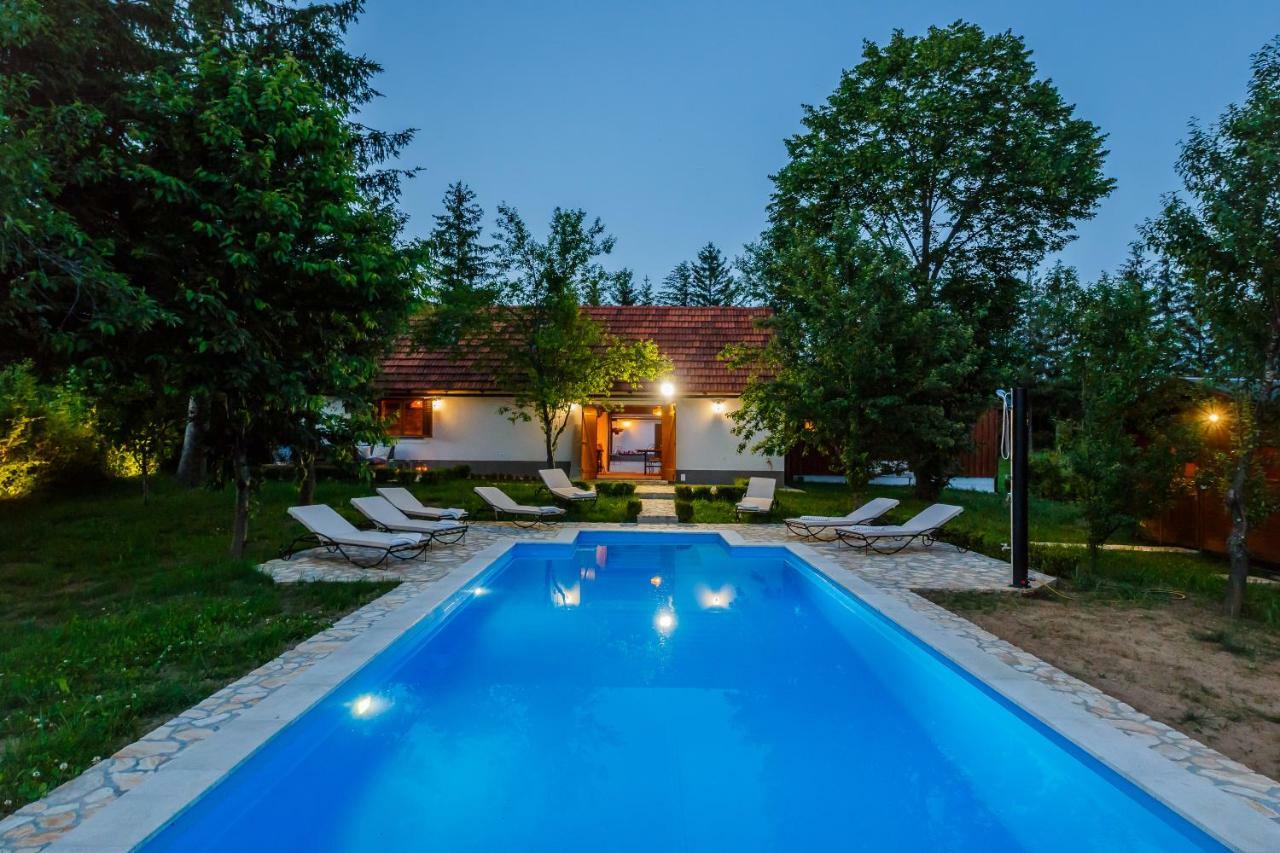 Beautiful Cottage With Heated Pool For 22 Ppl Plaski Экстерьер фото